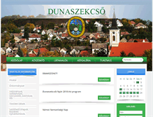 Tablet Screenshot of dunaszekcso.hu